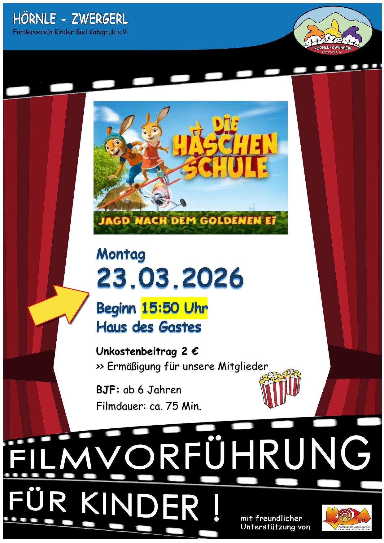 Kinotermine Schuljahr 24/25